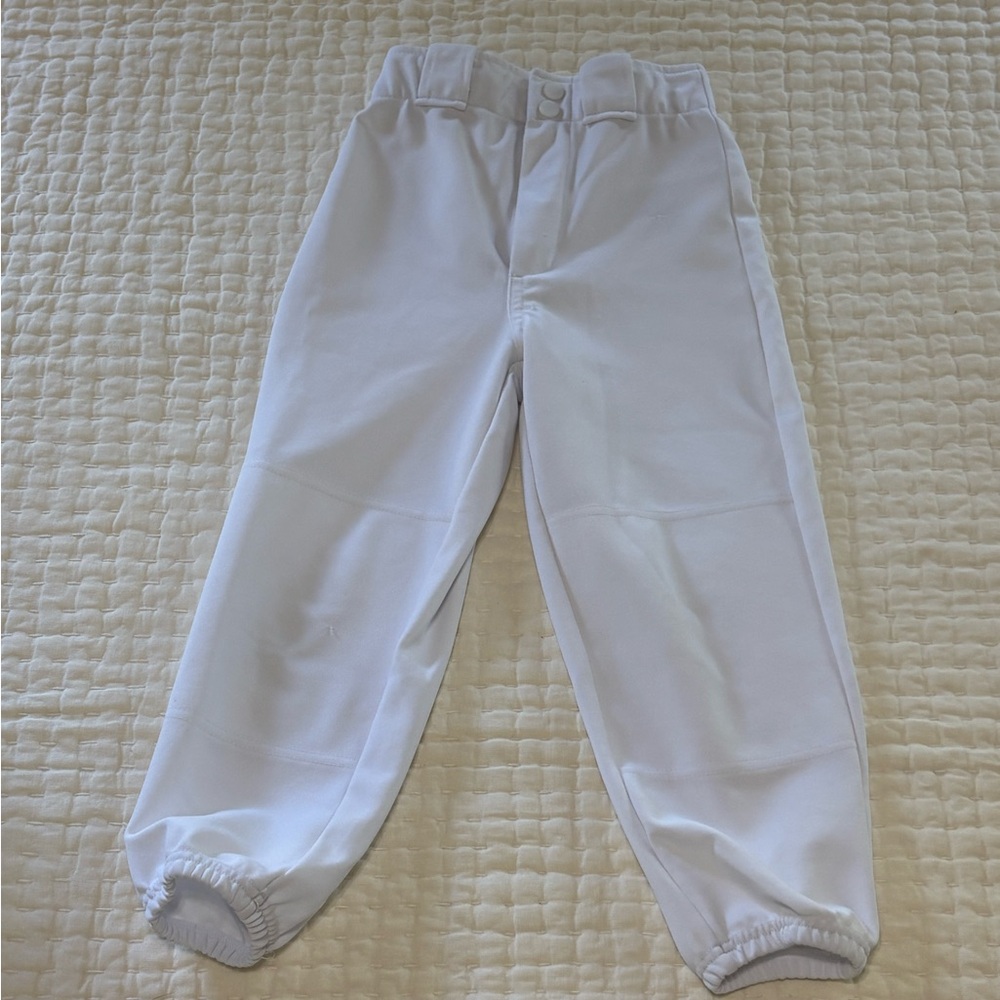 Rawlings Kids White Baseball Pants
